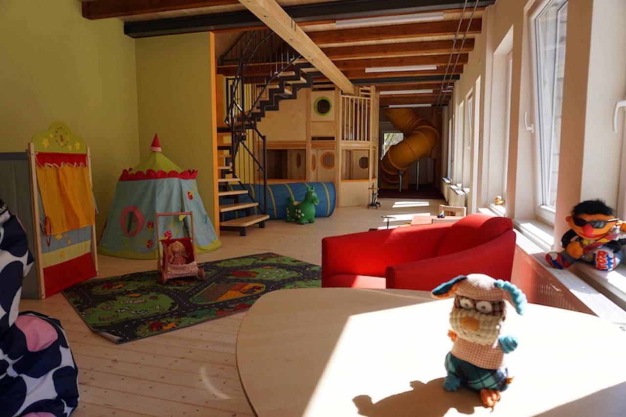 Kinder-Ferienhof Burmann Haundorf Buitenkant foto